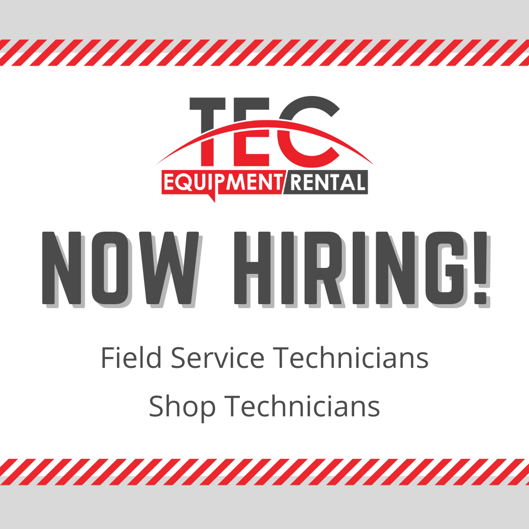 Field Service Technicians and Shop Technicians position available